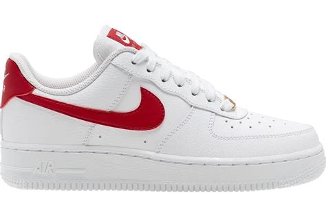 nike air force wit met rood